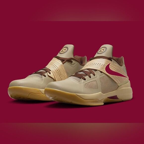 Nike Kd 4 Year of the dragon 2.0 khaki red gum fj4189-200 size 8 - 14​ main image 12